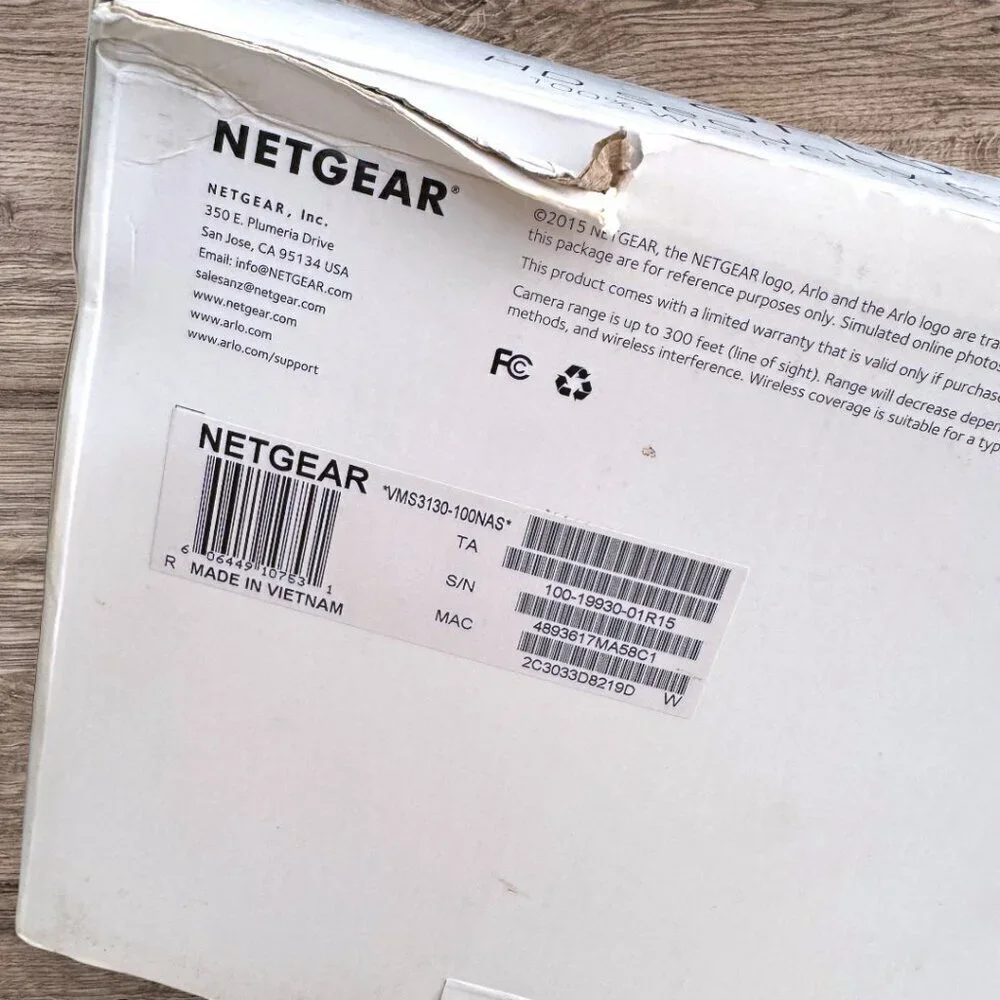 NETGEAR Arlo VMS3130 HD Wireless Security Camera System